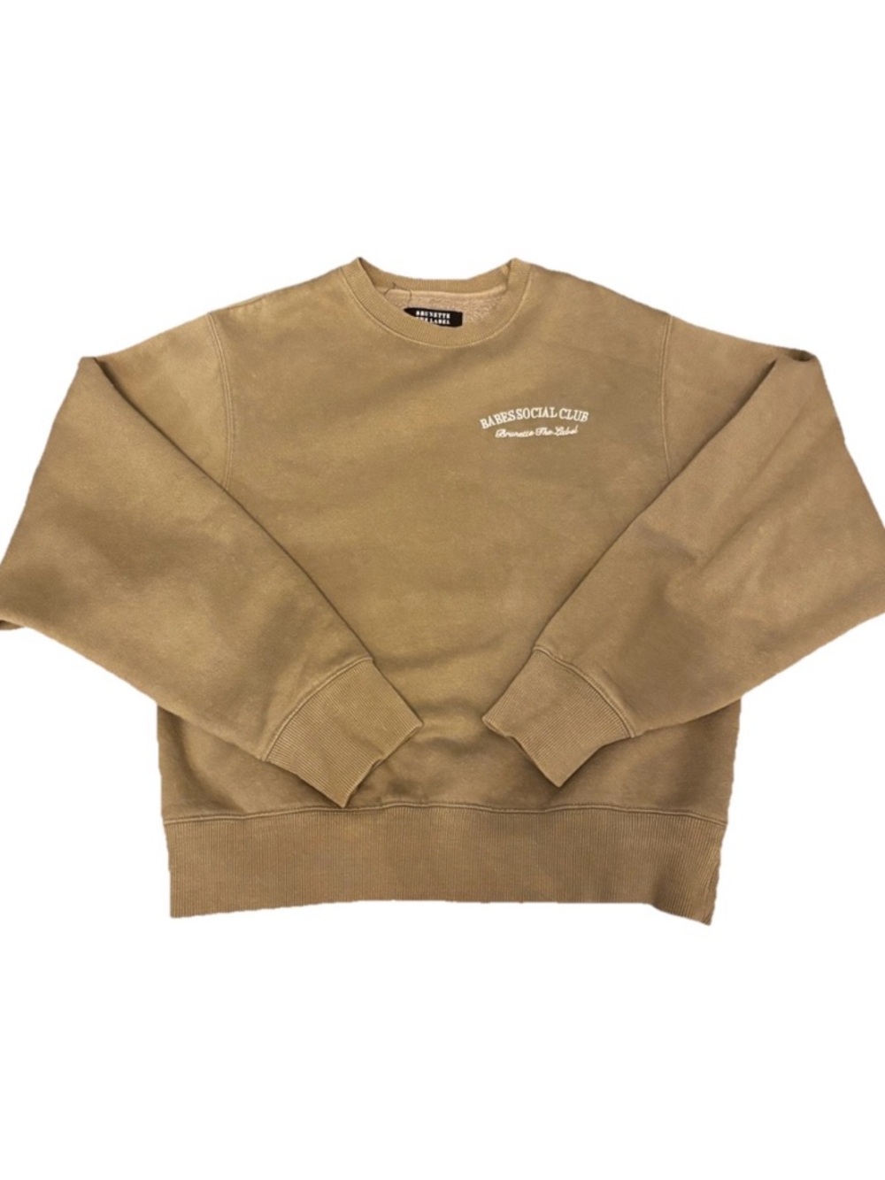 Brunette The Label Babes Social Club Sweatshirt Size XS/S